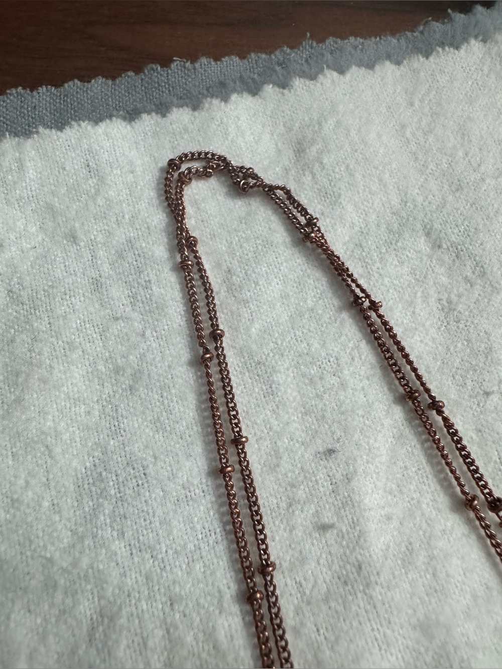 Kendra Scott Copper/Silver Toned Patina Dangle Necklace *READ* - Picture 7 of 10
